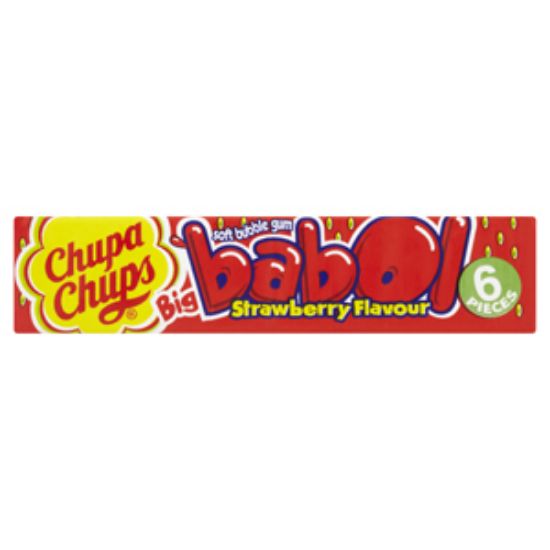 Picture of Chupa Chup Big Babol Strawb Gum 6pc x20